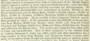 From Census of India 1911 report