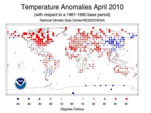 State of the Climate, Global Analysis, April 2010, National Oceanic and Atmospheric Administration (NOAA), National Climatic Data Center