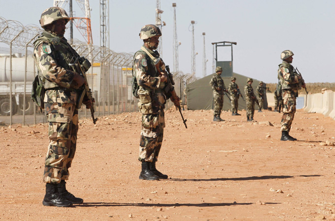 The Algerian army has beefed up its positions on the border with war-torn Mali to prevent incursions by armed rebels fleeing north. Algeria, which had always opposed military intervention in Mali, was reluctantly drawn into the conflict when it agreed to let French warplanes use its airspace, and closed its 1,400-kilometre southern border shortly afterwards. Photo: Reuters
